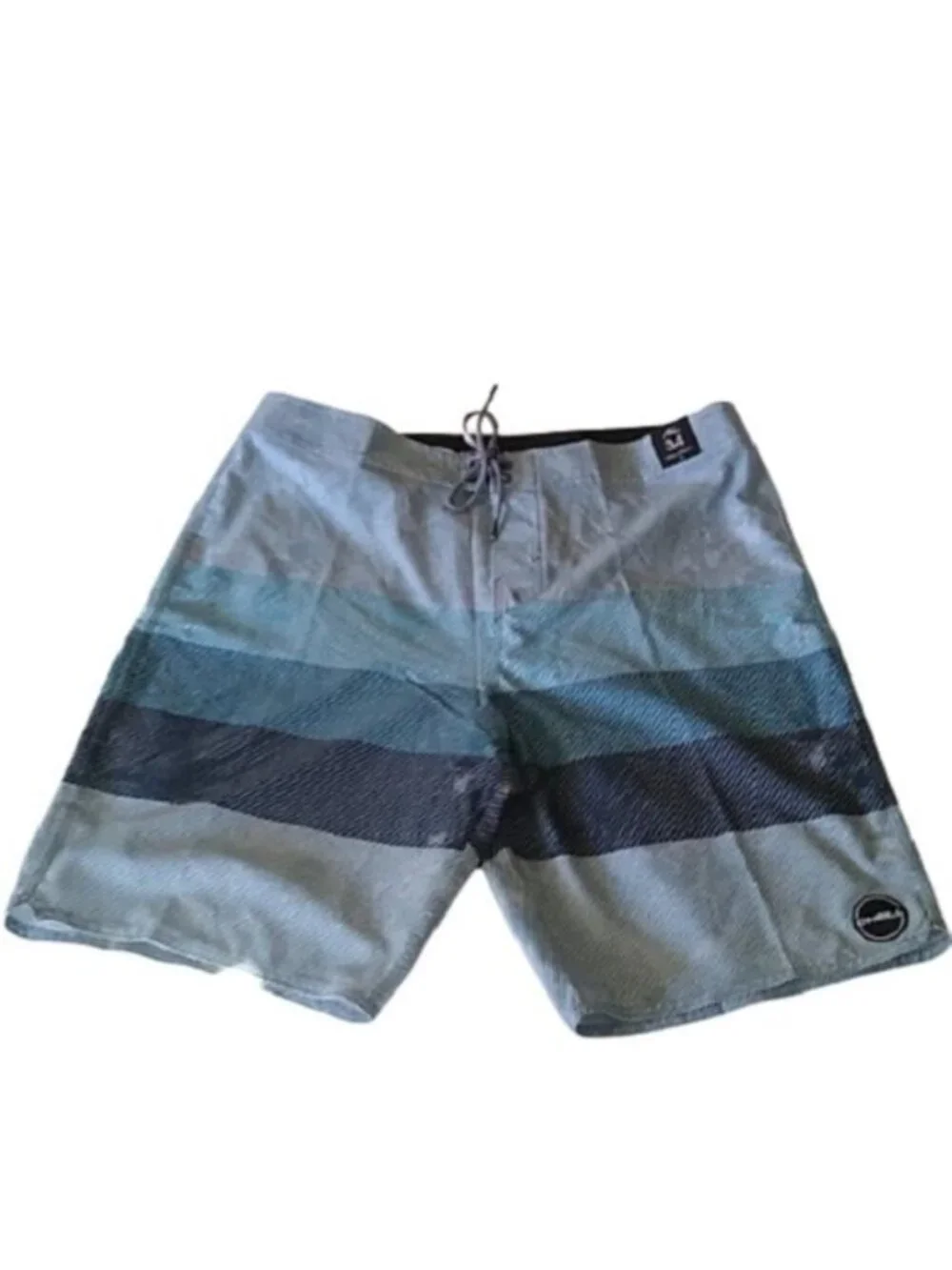 O'Neill Men's Mid-Length Ultrasuede Region Board Shorts, Greys, Size 34